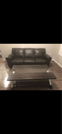 Modern Wood & Glass Coffee Table