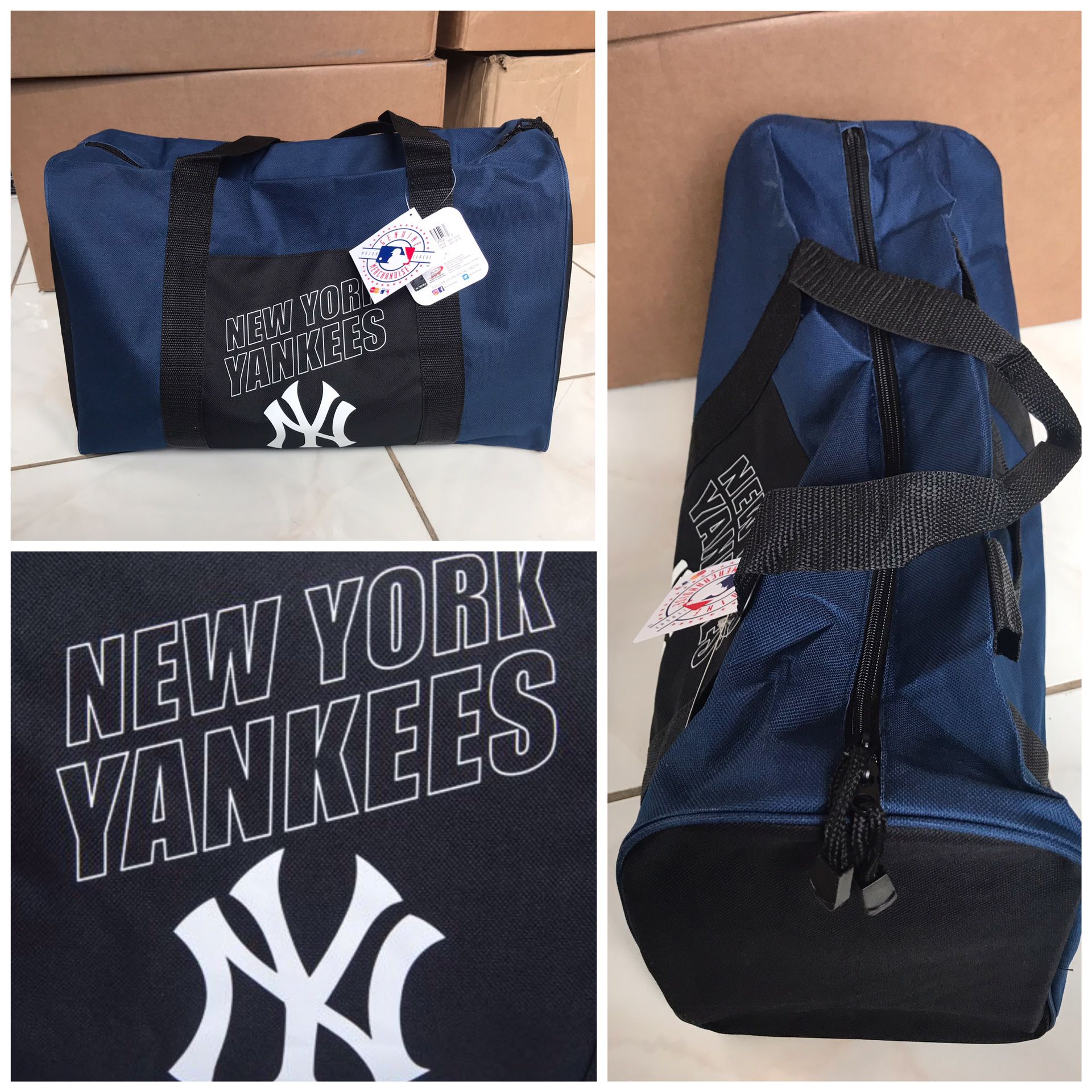 New! MLB New York Yankees Gym Duffle Bag