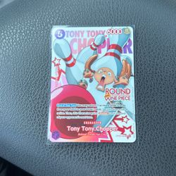 One Piece X Round 1 Collaboration Tony Tony Chopper Card 