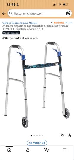Andadera plegable de lujo con