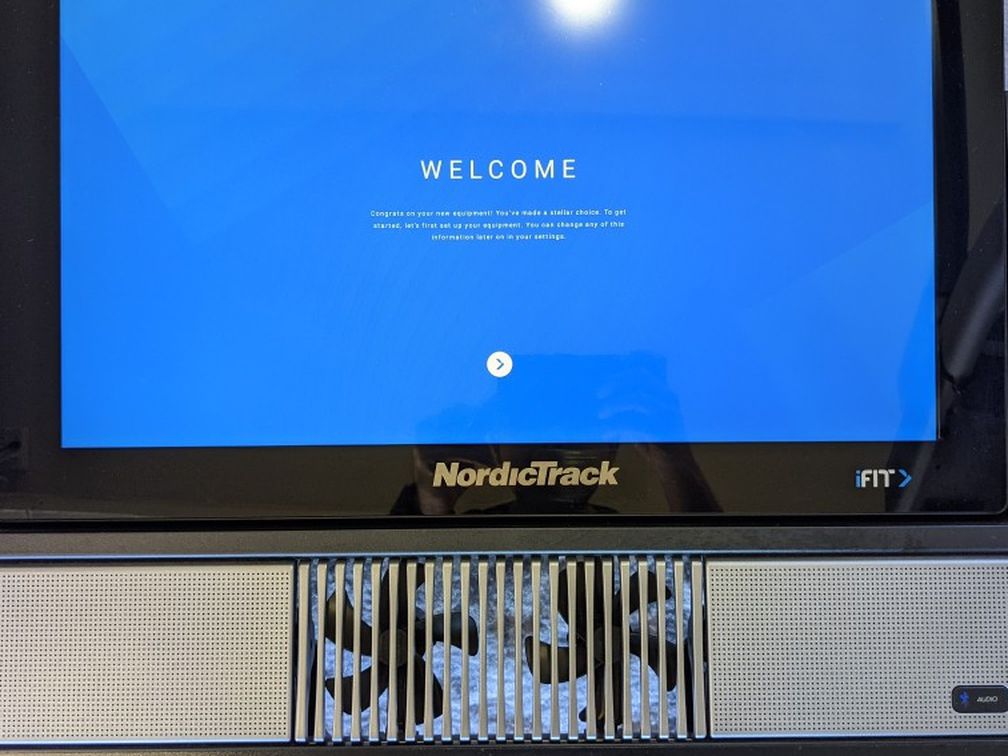 NordicTrack x22i Treadmill Screen