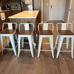 Metal bar stools