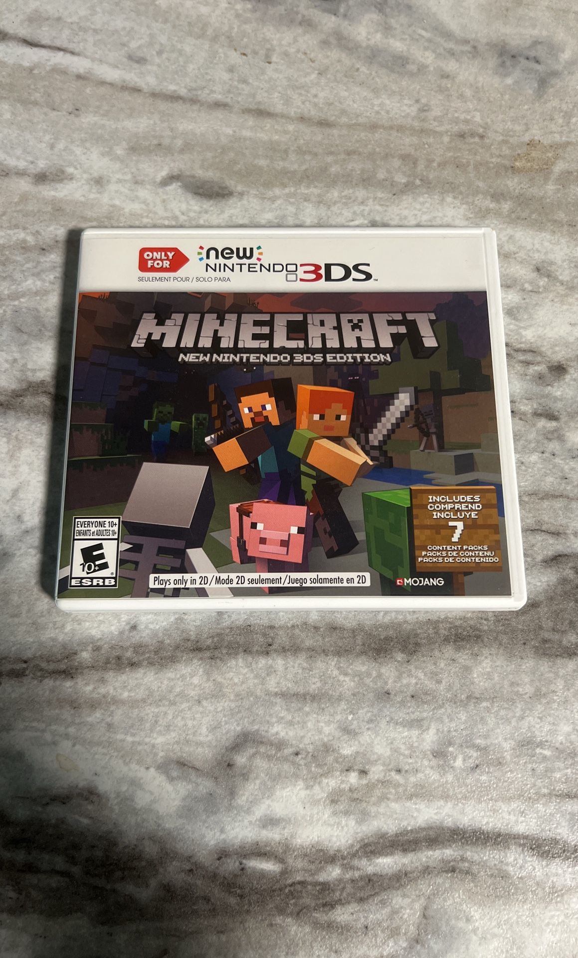Minecraft 3DS Nintendo