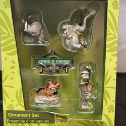 Disney Parks Jungle Cruise Figural Ornament Set NEW
