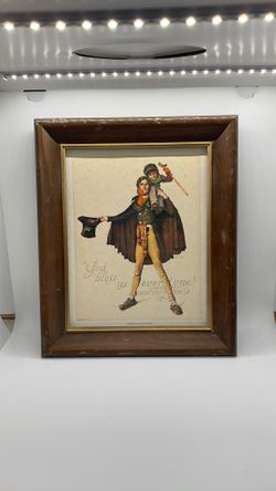 Norman Rockwell framed art