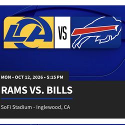 Rams Vs. Bills MNF