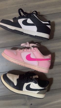 Big kids dunks/jordans sizes & prices in description- message me if interested