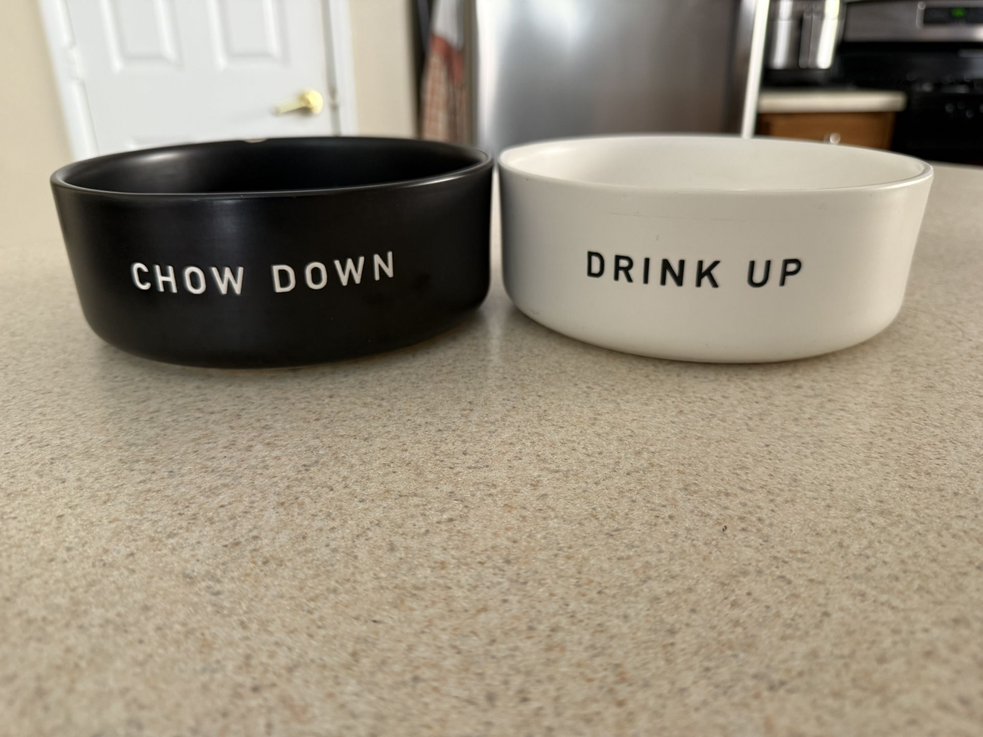 Ceramic Dog Water And Food Bowls