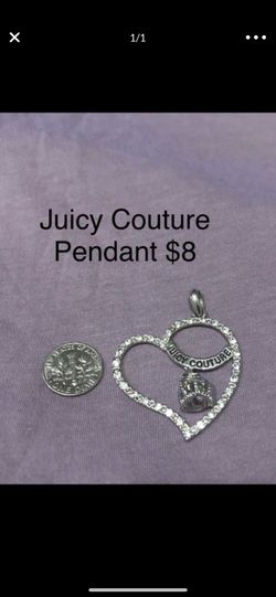 Juicy Couture heart pendant for necklace