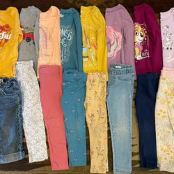 Set Of Clothing For A Girl Size 4