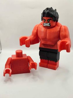 Red Hulk Lego giant CUSTOM
