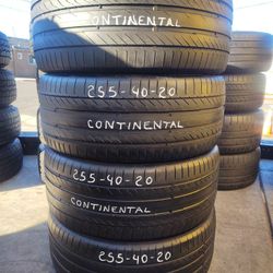 255/40/20 Continental 
