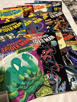 14 MINT AMAZING SPIDER-MAN VINTAGE NEWSSTAND COMICS