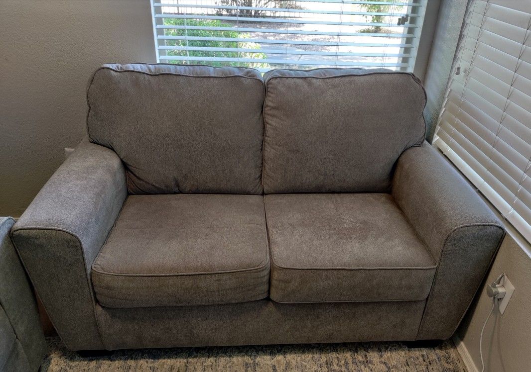2 Seater Ashley Sofa Love SeatWith Free Coffee Table