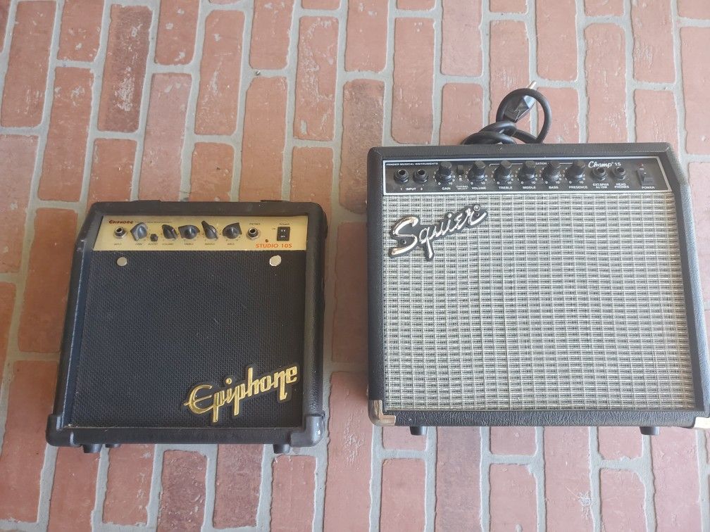$30 For 2 Amp Fender Epiphone