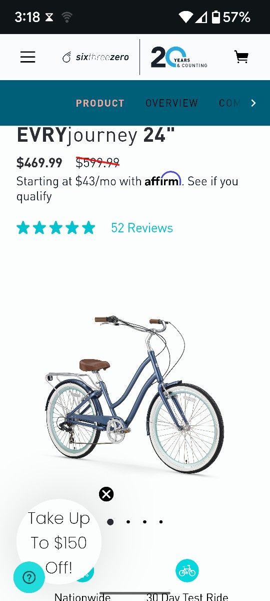 EVRYjourney Cruiser Bike, Women
