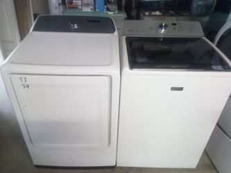 Working washer and dryer gas dryer