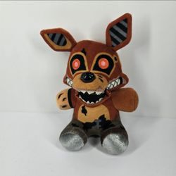 2018 Funko FNAF Five Nights at Freddy's Twisted Foxy Plush 8" Stuffed Animal Fox