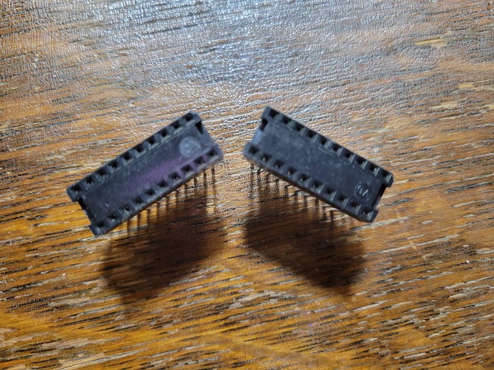 Lot Of 2 20 Pin Sockets New Open Box