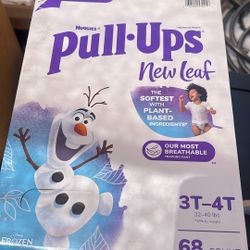 Pull Ups New Leaf 3t - 4t 68 Count 