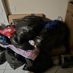 Lots Of Clothes Bag Of New Crocs Children Toys Very Cheap 