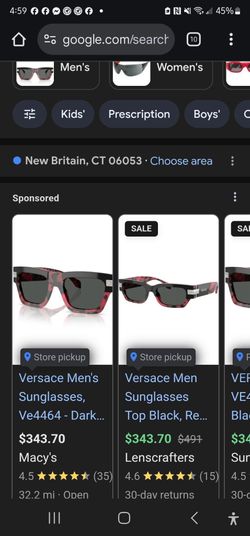 Designer Shades Versace