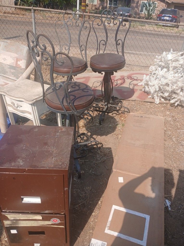 Rod Iron Bar Stools