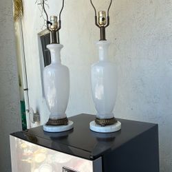 Antique Table Lamps  ( Price For Both)
