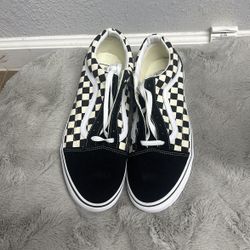 Black and White Checkered Vans