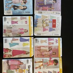 GIRL’S SEWING PATTERNS SZ 7-4