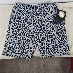 Compression Shorts Leopard Print
