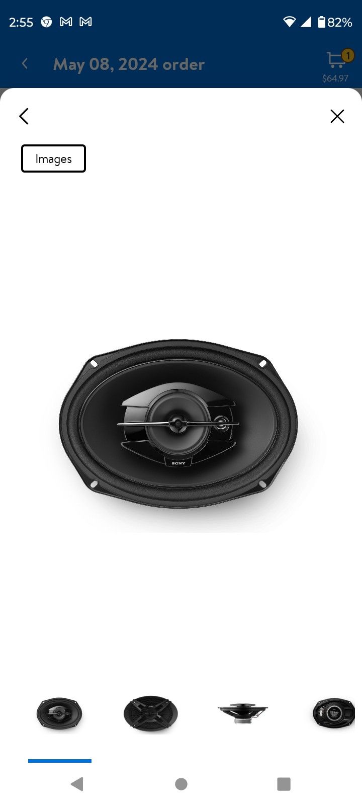 Sony XSR69 6x9" 3-Way Speakers NEW