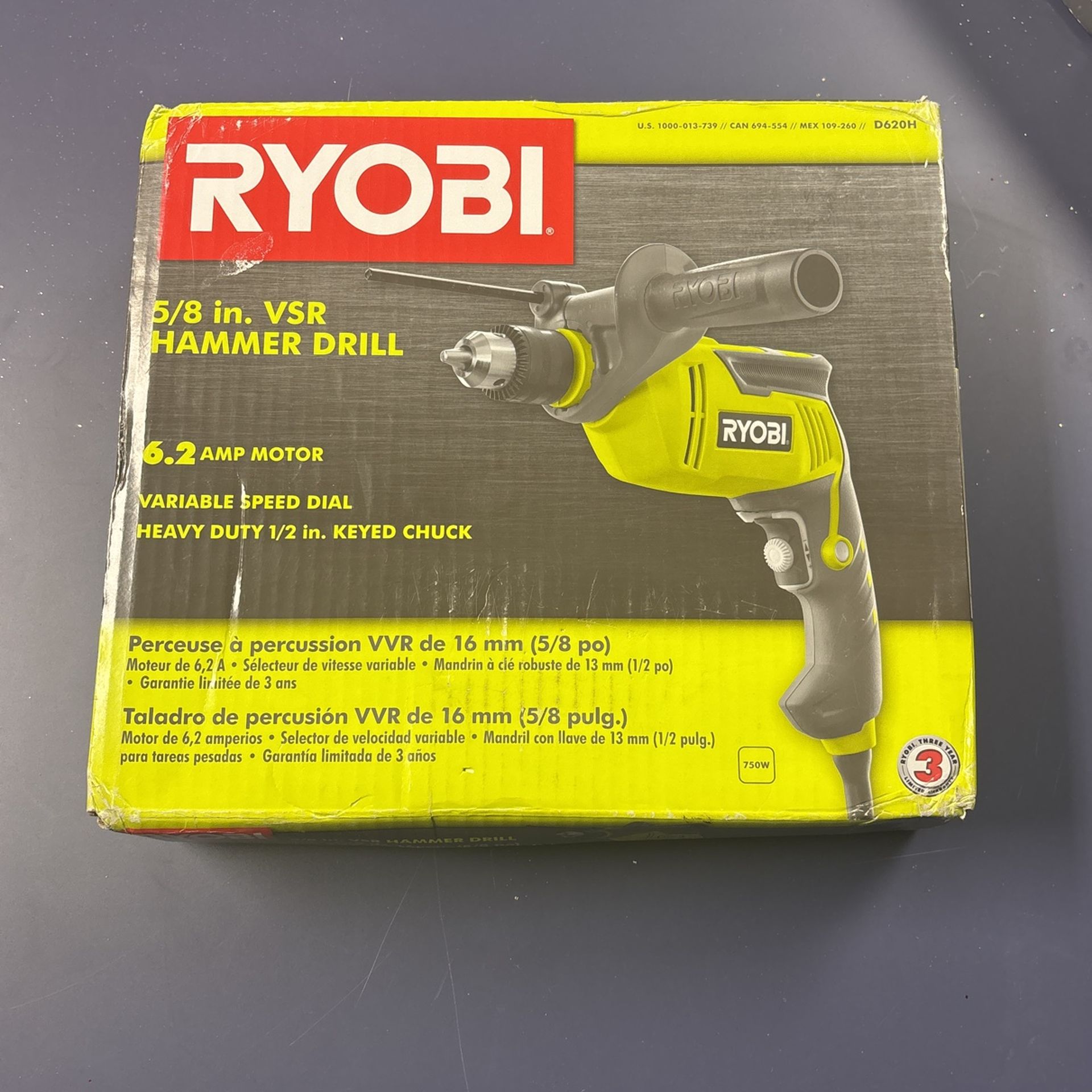 Ryobi 5/8in Hammer Drill