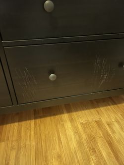 HEMNES 8-drawer dresser, black-brown, 63x37 3/4" for Sale in Chicago, IL -  OfferUp