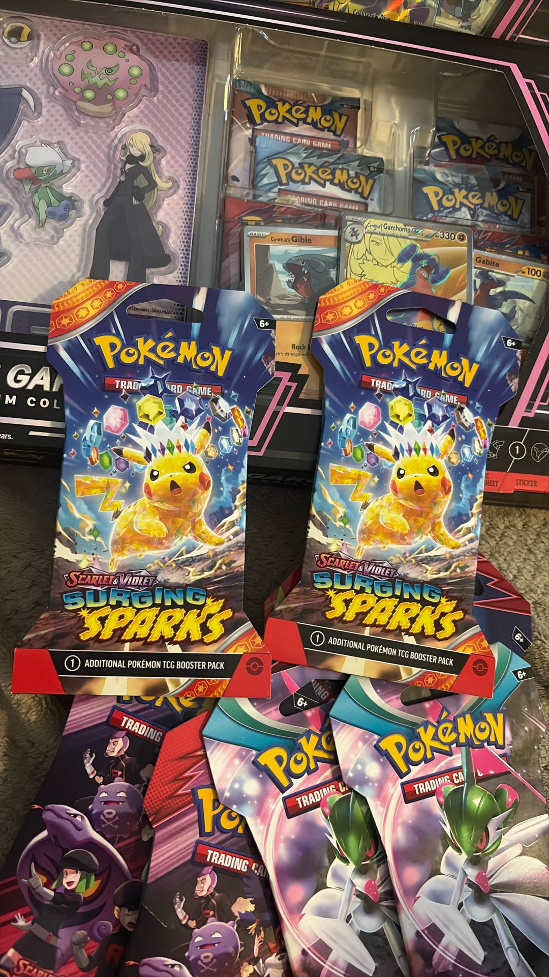 Pokémon TCG: Surging Sparks Sleeved Booster Packs Factory Sealed