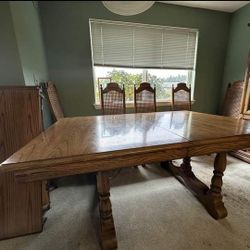 Dining Table Set With 6 Chairs 