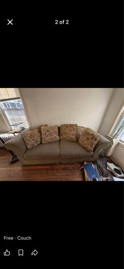 93x35 inch brown pull out couch
