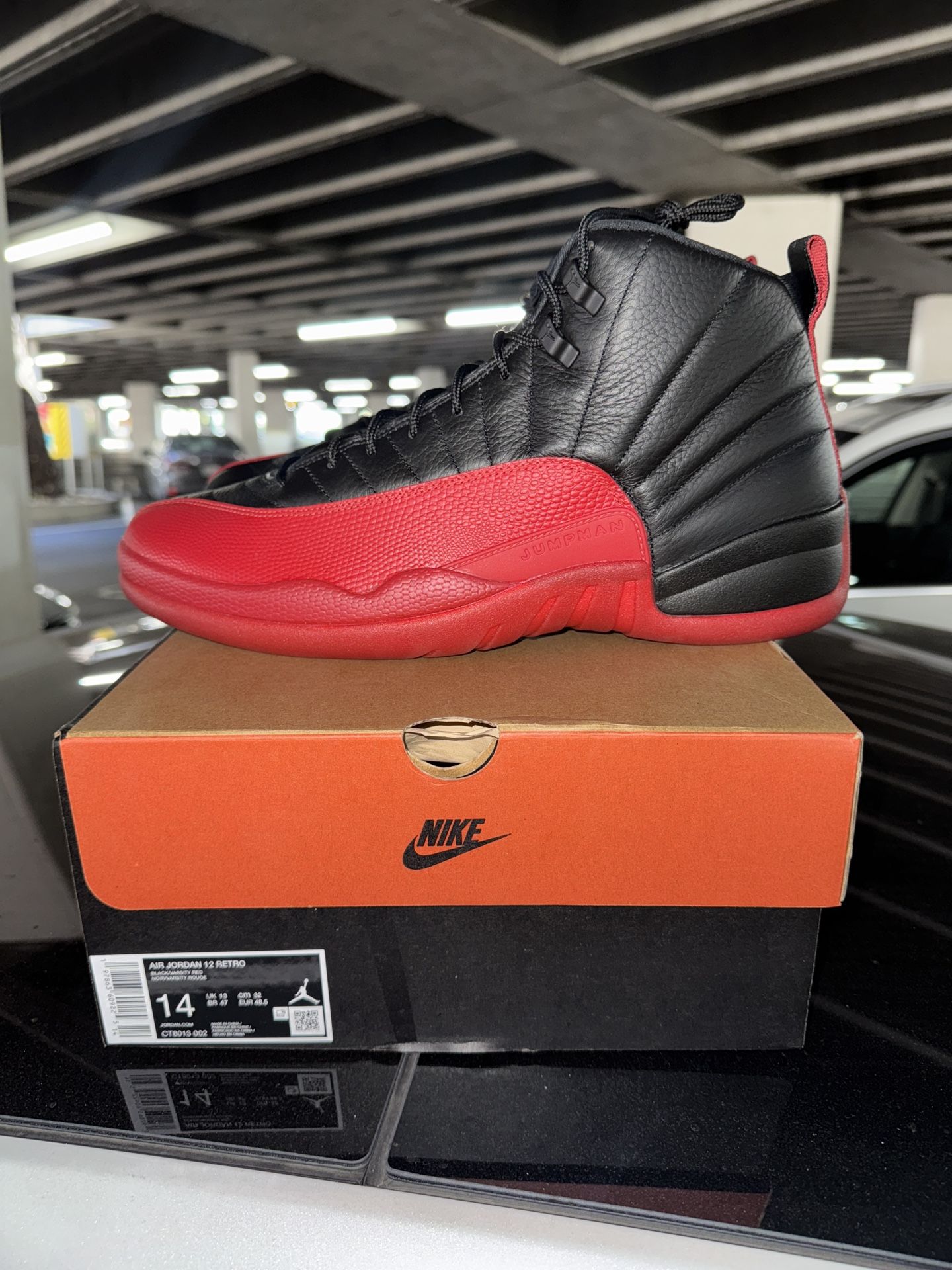 Jordan 12 Flu Game - Size 14 - $235