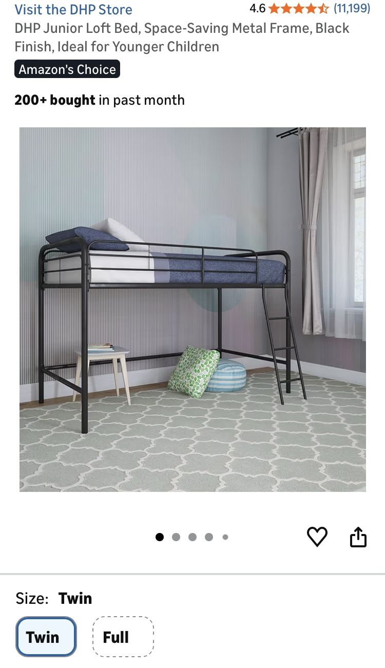 Twin Size Loft Bed
