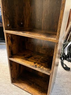 $50 Wood Bookcase with 4 Shelves