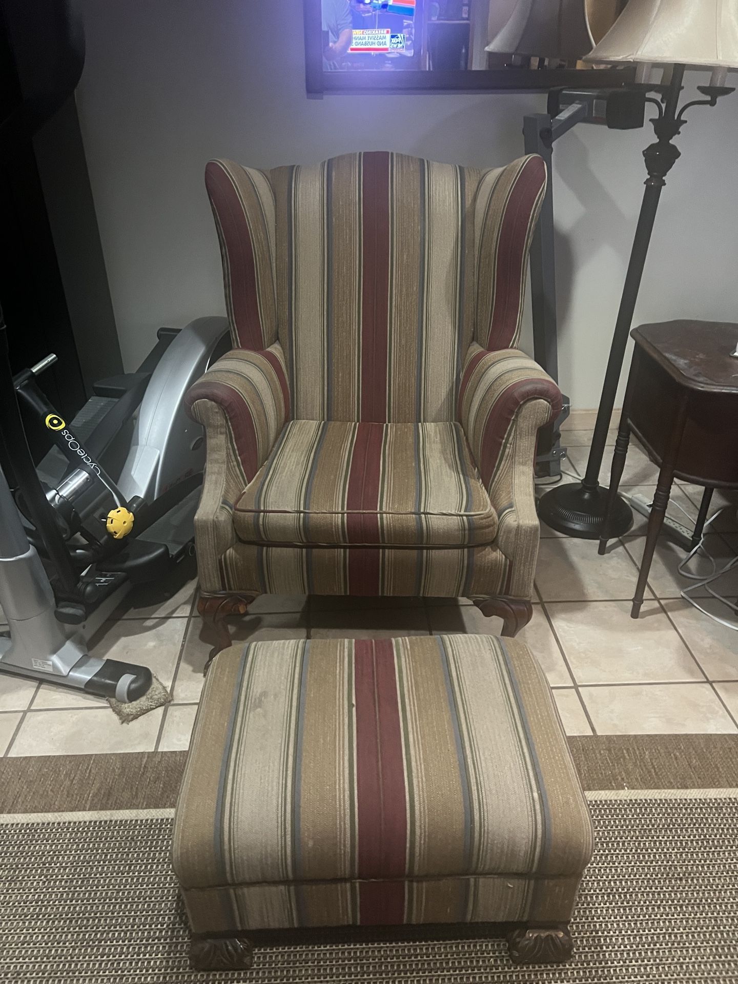 Antique Wing Back Chair