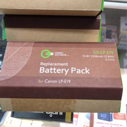  3 Green Extreme Batteries LP-E19 (3 Set)