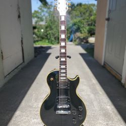 Burny Les Paul Made In Japan Black Gibson Epiphone