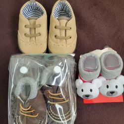 Set Of 3 Baby Shoes