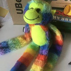 Rainbow Monkey Stuffed Animal 