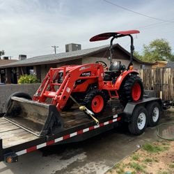 tractor with Gannon 