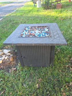 Gas fire pit the price is firm