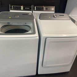 Samsung Glasstop Washer And Dryer Set 