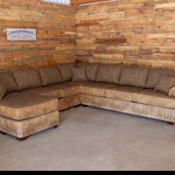 Sectional sofa And recliner.