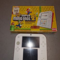 Nintendo 2ds Red And White With A Lot Games On Console 180 Dollars Firm 